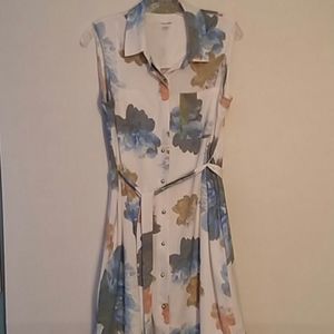 Calvin Klein Belted Dress Size 10